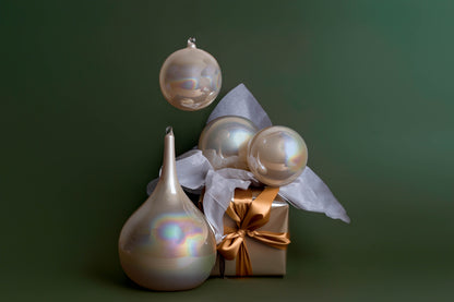 Extra Large Pearl Glass Ornament