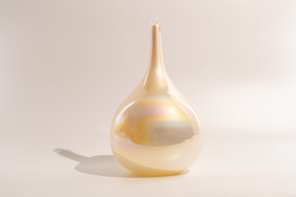 Extra Large Pearl Glass Ornament