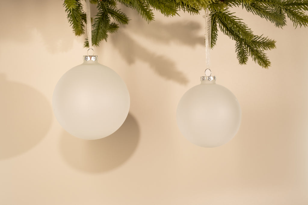 Frosted Glass Bauble - Large