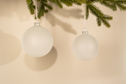 Frosted Glass Bauble - Medium